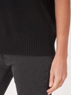Armelloser Bio-Kaschmir-Pullover