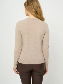 Basic Bio-Kaschmir-Pullover Mit Rundhalsausschnitt
