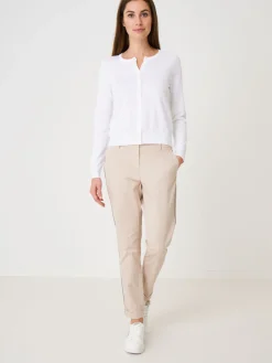 Basic Feinstrick-Strickjacke Aus Baumwollmischung