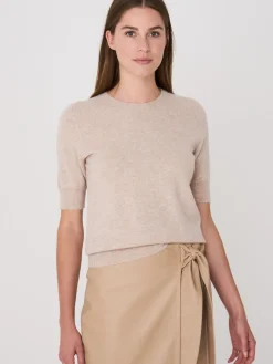 Basic Kurzarm-Pullover Aus Bio-Kaschmir