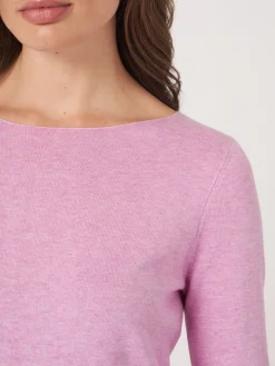Basic Langarm-Pullover Aus Bio-Baumwollmischung
