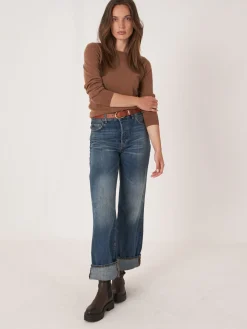 Basic Pullover Mit U-Boot-Ausschnitt Aus Bio-Kaschmir