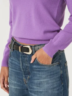 Basic Pullover Mit U-Boot-Ausschnitt Aus Bio-Kaschmir