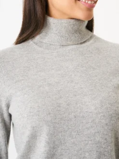 Basic Rollkragenpullover Aus Bio-Kaschmir
