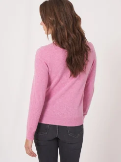 Basic Strickjacke Mit Rundhalsausschnitt Aus Bio-Kaschmir