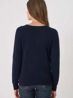 Basic Strickjacke Mit V-Ausschnitt Aus Bio-Kaschmir
