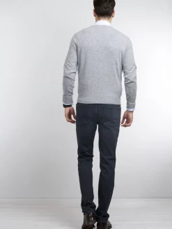 Basic V-Pullover Aus Kaschmir