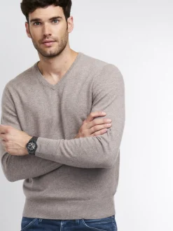 Basic V-Pullover Aus Kaschmir