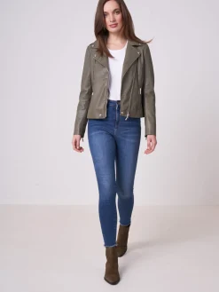 Bikerjacke Aus Leder