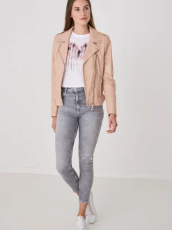 Bikerjacke Aus Leder