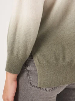Bio-Kaschmir-Pullover Mit Dip-Dye-Druck