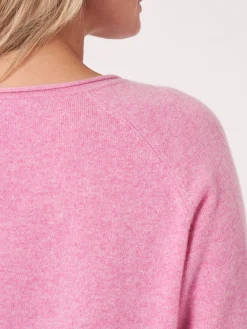 Bio-Kaschmir-Pullover Mit 3/4-Raglanarmeln
