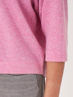 Bio-Kaschmir-Pullover Mit 3/4-Raglanarmeln