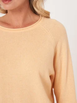 Bio-Kaschmir-Pullover Mit 3/4-Raglanarmeln