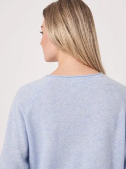 Bio-Kaschmir-Pullover Mit 3/4-Raglanarmeln