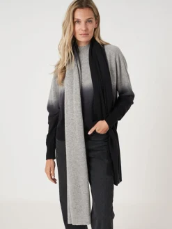 Bio-Kaschmir-Schal Mit Dip-Dye-Muster