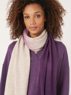 Bio-Kaschmir-Schal Mit Dip-Dye-Muster