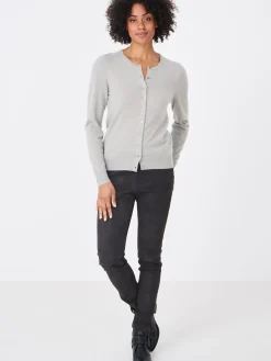 Damenhose Aus Velours-Leder