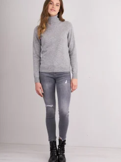 Damenpullover Aus Kaschmir Mit Rollkragen