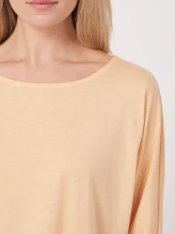 Fledermaus-Shirt Mit 3/4-Armeln