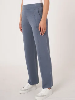 Gestrickte Loungehose Aus Baumwollmischung