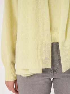 Groser Locker Gestrickter Schal Aus Bio-Kaschmir