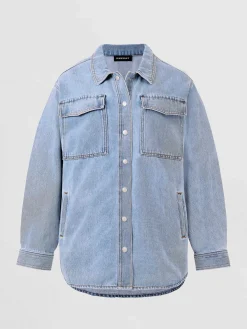 Hemdjacke Aus Denim