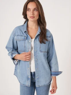 Hemdjacke Aus Denim