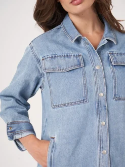 Hemdjacke Aus Denim