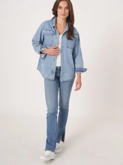 Hemdjacke Aus Denim