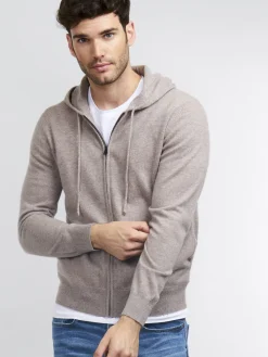 Hoodie Mit Reisverschluss Aus Kaschmir