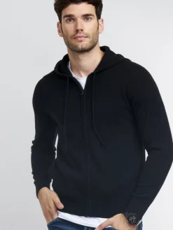 Hoodie Mit Reisverschluss Aus Kaschmir