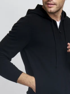 Hoodie Mit Reisverschluss Aus Kaschmir