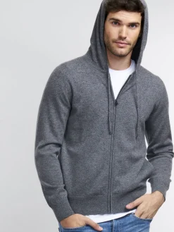 Hoodie Mit Reisverschluss Aus Kaschmir