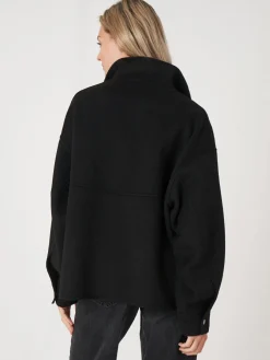 Jacke Aus Wollmischung Mit Zwei-Wege-Reisverschluss
