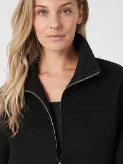 Jacke Aus Wollmischung Mit Zwei-Wege-Reisverschluss