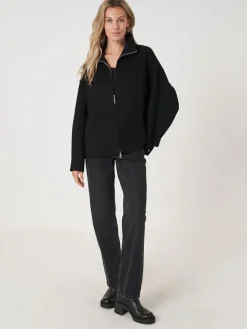 Jacke Aus Wollmischung Mit Zwei-Wege-Reisverschluss