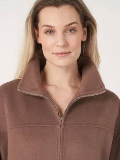Jacke Aus Wollmischung Mit Zwei-Wege-Reisverschluss