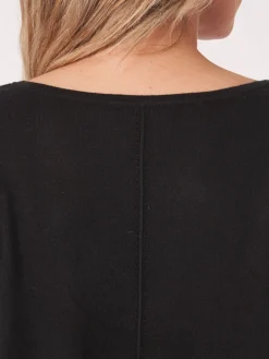 Kaschmir-Seidenmischung Pullover Mit V-Ausschnitt