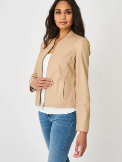 Kurze Lederjacke