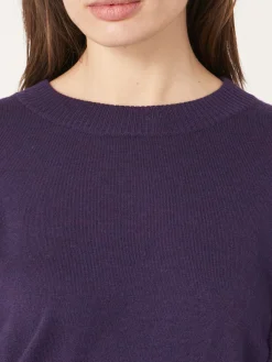 Kurzer Pullover Aus Merinowolle Mit Schulterdetails