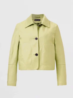 Lederjacke Mit Knopfen