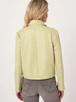 Lederjacke Mit Knopfen