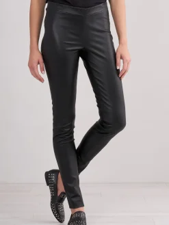 Lederleggings