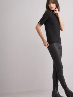 Lederleggings