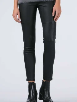 Lederleggings
