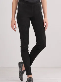 Leggings Aus Wildleder