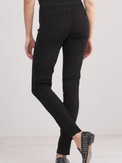 Leggings Aus Wildleder