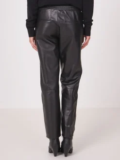 Locker Geschnittene Lederhose
