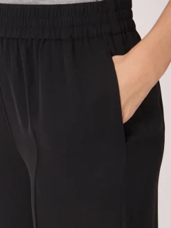 Locker Geschnittene Seidenhose